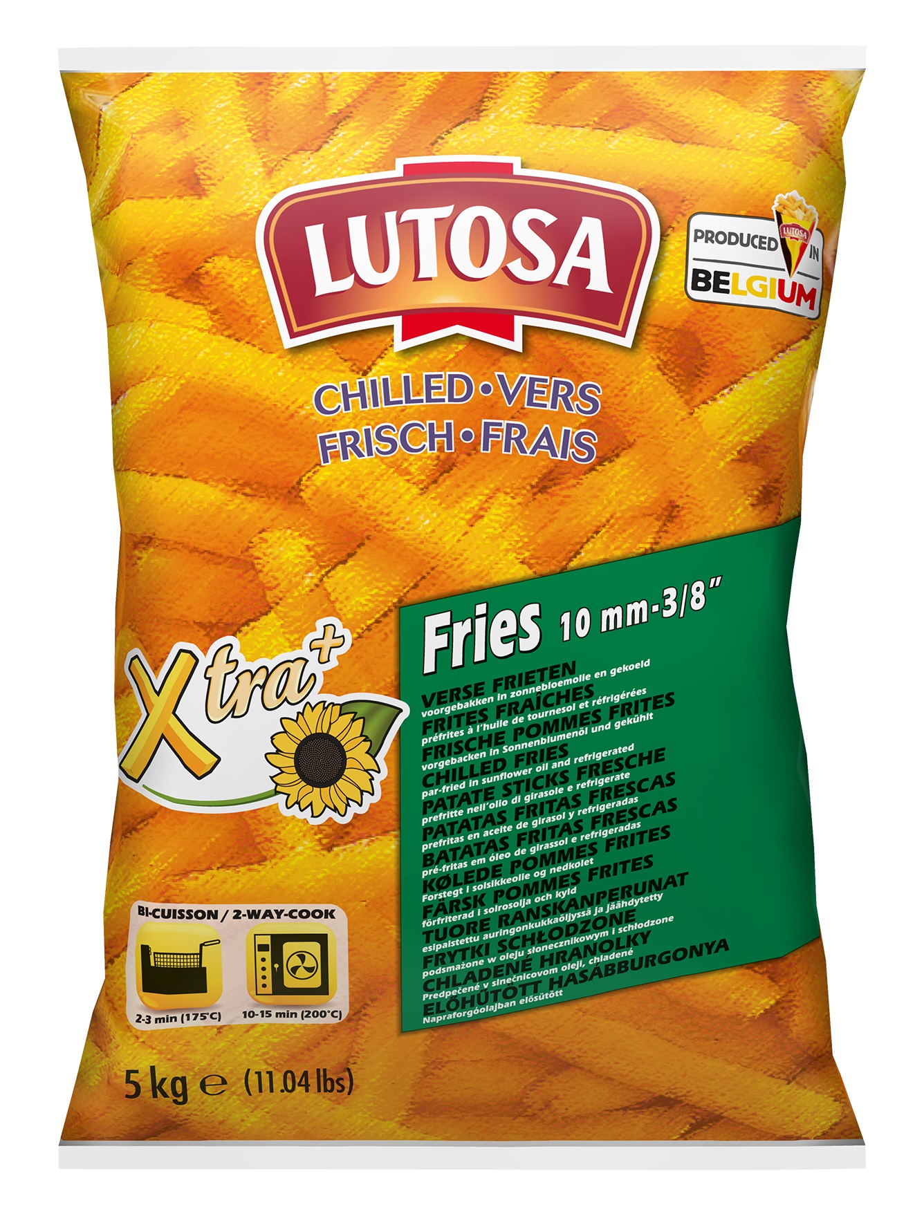 lutosa voorgebakken frieten